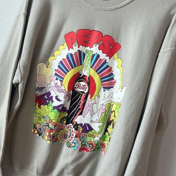 Forever 21 "Pepsi" Graphic Sweatshirt/Crewneck - Juniors L - Picture 2 of 5
